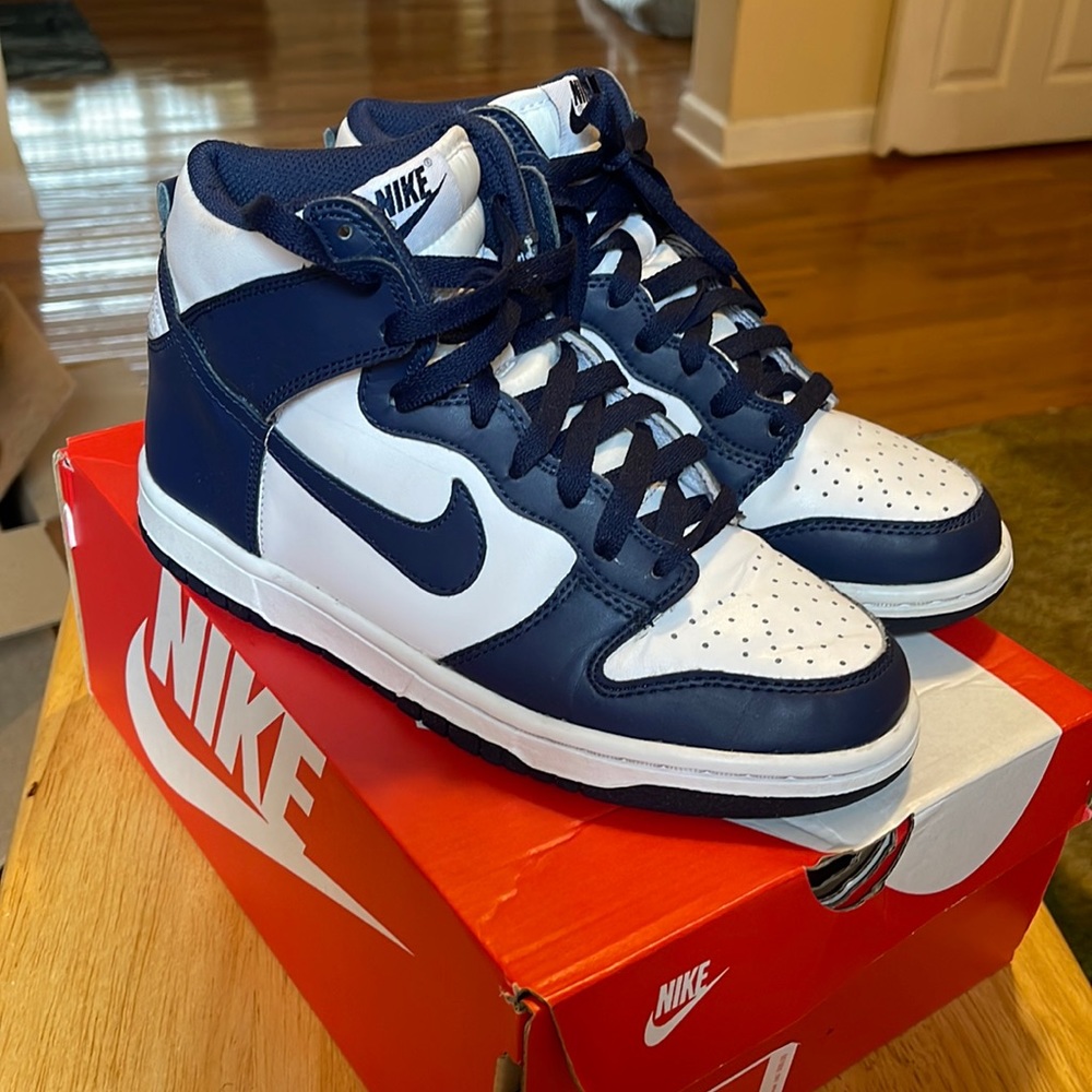 Nike Dunk High “Midnight Navy” (GS)